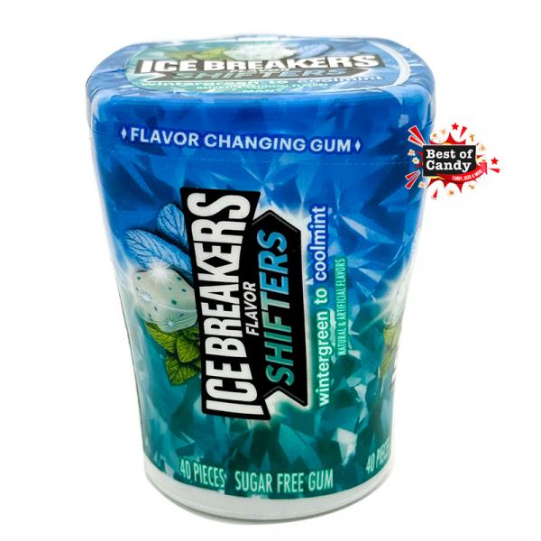 Ice Breakers Flavor Shifters Gum Wintergreen to Coolmint 92g